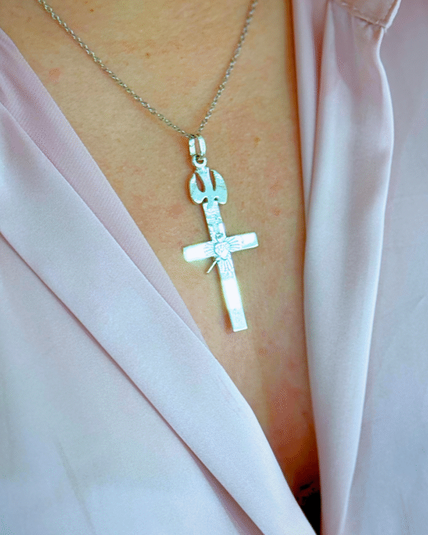 CRUZ DEL APOSTOLADO CONCHITA CABRERA PLATA - Image 2